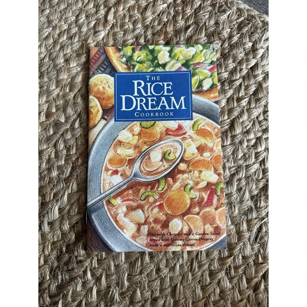 VIntage Small-The Rice‎ Dream Cookbook-1990's-Vegetarian-Vegan-Imagine Foods